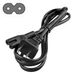 AC Power Cord Cable for LG 49UJ6500-UB 49UK6200PUA TV 2-Prong Wire Lead