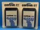 Vintage 8 Track Blank Tape 2 Original Package Unused Certron 90 Minute Tapes