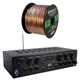 Pyle PTA62BT 750W Bluetooth FM Radio Amplifier Receiver Bundle with Speaker Wire