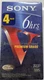 4 Pack Sony Premium Grade 6 Hours T-120VF Blank Video Cassettes VHS New Sealed