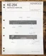 Kenwood KE-294 Graphic Equalizer  Service Manual *Original*