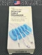 Itek Heavy Weighted Desktop Cable Holder Cord Office Desk Wire Organizer, Blue