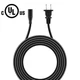 UL 6ft 2-Prong AC Power Cord Cable Plug Lead For Polk Audio OMNI SB1 PLUS SUB