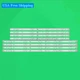8pcs LED Backlight Bars For LG 49UK6090PUA 49UK6200PLA 49UM7300 NC490DGG-ABFX3