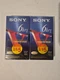 Sony T-120VF  6hr Blank VHS Tapes - Lot Of 2 New Sealed Premium Grade