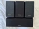 Sony Surround Sound Set of 4 Speakers, 3 Front/Rear SS-MSP2 & 1 Center SS-CNP2