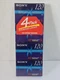 Sony 8mm Video Metal Cassette P6-120MP 120 Minute 4 Pack BRAND NEW SEALED