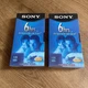 T-120 Sony VHS Blank Tapes (2 tapes) 6 Hours Premium Grade SEALED T-120VF
