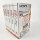 Sony Dynamicron ES Beta L-750 Tapes Factory Sealed Blank Cassettes 222 Lot Of 5