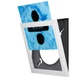 Show and Listen Vinyl Record Frame Front Opening Display Wall Mount LP Album
