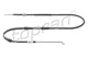 Topran 115 977 Cable, Parking Brake for VW