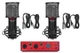 Focusrite Clarett+ 2Pre USB-C Audio Recording Interface + (2) Studio Microphones
