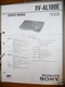 Service Manual Sony XV-AL100E Video Editing System, ORIG