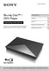 Sony BDP-S5200 Blu-ray Player Owners Manual