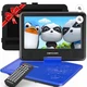 DBPOWER swivel Blue Portable DVD Player
