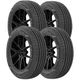 (QTY 4) 205/65R16 Prinx HiCity HH2 95H SL Black Wall Tires