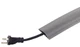 Commercial Electric 5 ft. Cable Armor PVC Floor Channel (Gray)
