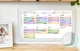 Brand New Skylight Calendar Max 27&rdquo; (Shadow Box/Natural Aluminum)
