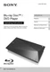 Sony BDP-S5100 Blu-ray Player Owners Manual