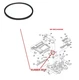 Mini Disc Loading Drive Rubber Belt For Sony Compact Hi-Fi Stereo CD Player