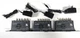3x Kramer 7408 DigiTOOLS SDI to Analog Converter w/ Rackmount & Power Supplies