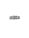 Kallati 14K White Gold Diamond Band Ring Size 7.5 #24990