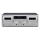 Teac: W-1200 Double Cassette Deck Player (W1200S) - Silver