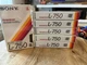 Vintage Sony Dynamicron L-750 Beta Blank Video Cassette Tapes Lot Of 5 Sealed