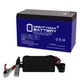 Mighty Max 12V 7AH GEL F1 Replaces Samson Expedition XP40iw PASystem + 12V Chrgr