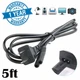 5ft AC IN Power Cord For Samsung Radiant360 R3 WAM3500 WAM3500/ZA WiFi Speaker