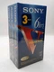 SONY T-120VF Blank VHS VCR Enhanced Video Tapes 6 Hrs - 3 Pack