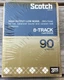 Scotch 8-TRACK BLANK CARTRIDGE 90 Minute S-8TR-90 HO/LN 3M Oldschool Sealed NEW