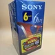  Sony VHS Tapes 6 Pack Sealed Brand New 6 Hour Brilliant Premium Grade T-120