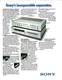 Vintage Sony ST-J55 Tuner & TA-F55 Amp ad - High Fidelity 12/1980