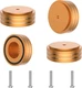 Tertullus 4 Pcs Speaker Feet Aluminum HiFi Turntable 58mm&times;22mm, Gold 