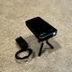 AKASO WT50 DLP Smart Wireless Mini Projector Black with Tripod and Power Adapter