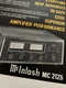McIntosh MC 2125 Amplifier ORIGINAL DEALER SPEC SHEET