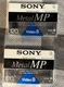 2 NEW  Sony Metal MP 120 8mm Video 8 Cassette Tape P6-120MP Made Japan FREE SHIP