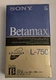 Sony Vintage Betamax L-750 Beta Blank Video Cassette Tape New Sealed