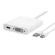 OEM Apple A1306 Mini Displayport DP to DVI-D Dual-link Adapter Cable 1m MB571Z/A
