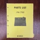 VINTAGE YAMAHA PM-700 PA MIXER PARTS LIST