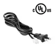 6ft UL AC Internal Power Cord For ONN 100005844 w/ Connection To Power Board