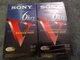 Sony VHS 6 Hr (EP) Blank Tape Lot Of 2 T-120VF High Durability Premium Grade New
