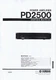 Service manual for Yamaha PD-2500