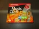 Memorex NEW Music CD-R Recordable CDs 700 MB 80 min 40x Multi Speed 10pk