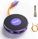 Synido Portable Guitar Audio Interface with USB-C 24bit, 48kHz Mini Interface