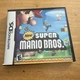 Game Case and Manual NO GAME New Super Mario Bros Nintendo DS Authentic