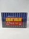 Sony T-120 6 HR Premium Grade Blank VHS 12 Pack New SEALED T-120VF 246 Minutes
