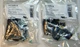 Qty 2 Pcs OF NEW NEUTRIK  NC4MRX-B Right Angle Cable End  Gold 4 Pin Males
