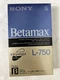 New Sealed Sony L-750 Betamax Beta Blank Tape One